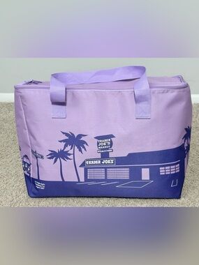 Trader Joe's Purple Reusable Insulated Bag